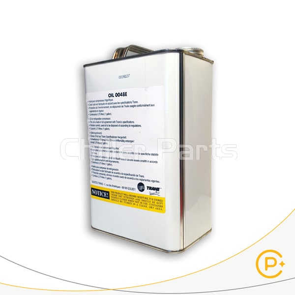 Trane OIL0048E Oil; Refrigeration Lubricant, R134a/R407C, Ester